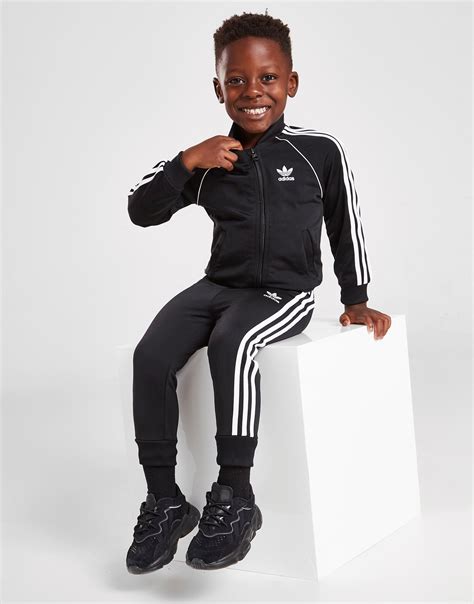 Zwarte adidas Originals Jassen voor kinderen online 